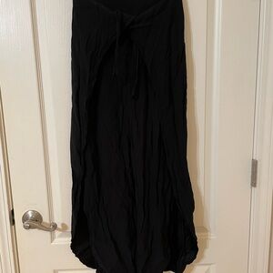 Elegant Black Maxi Skirt